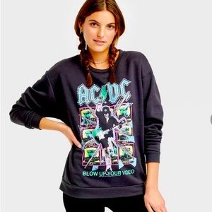 Women's AC/DC Blow up Your Video Graphic Sweatshirt
